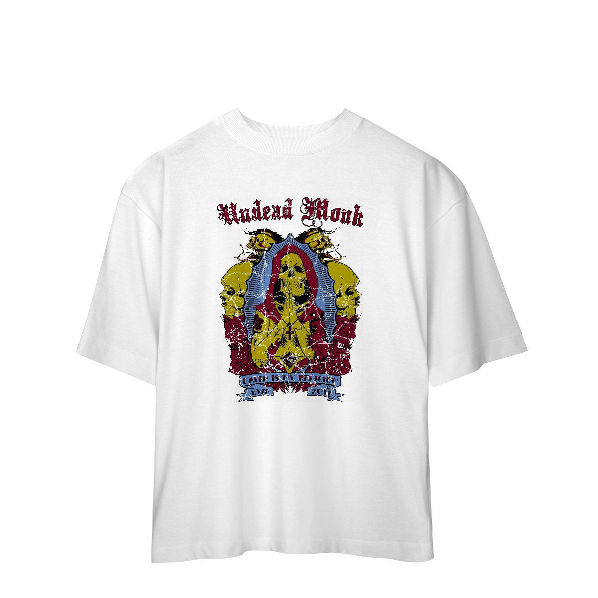 Camiseta Oversized Undead Monk