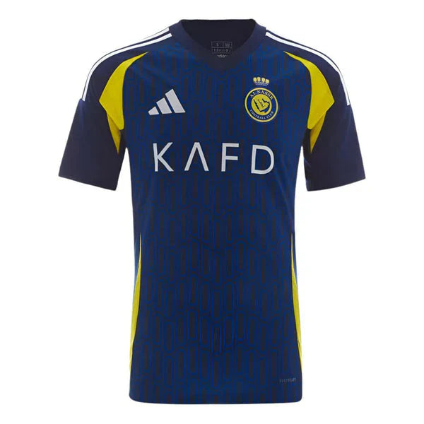 Al Nassr FC 24/25 Away Jersey Torcedor Azul+Amarelo